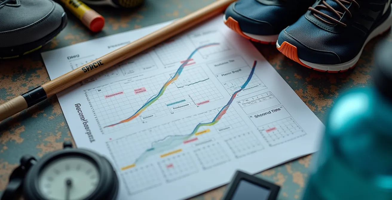 Planning d'entraînement progressif pour jeune athlète en croissance